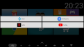 inside one of the big tiles from home screen